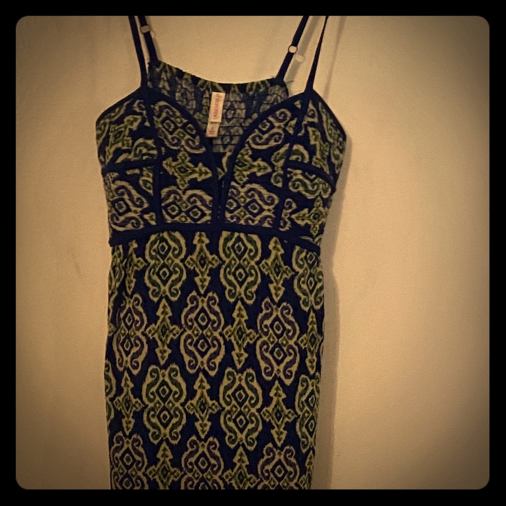 Woman long summer dress